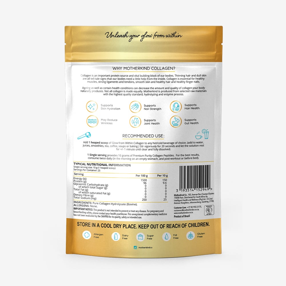 Motherkind - Glow from Within Collagen 250g