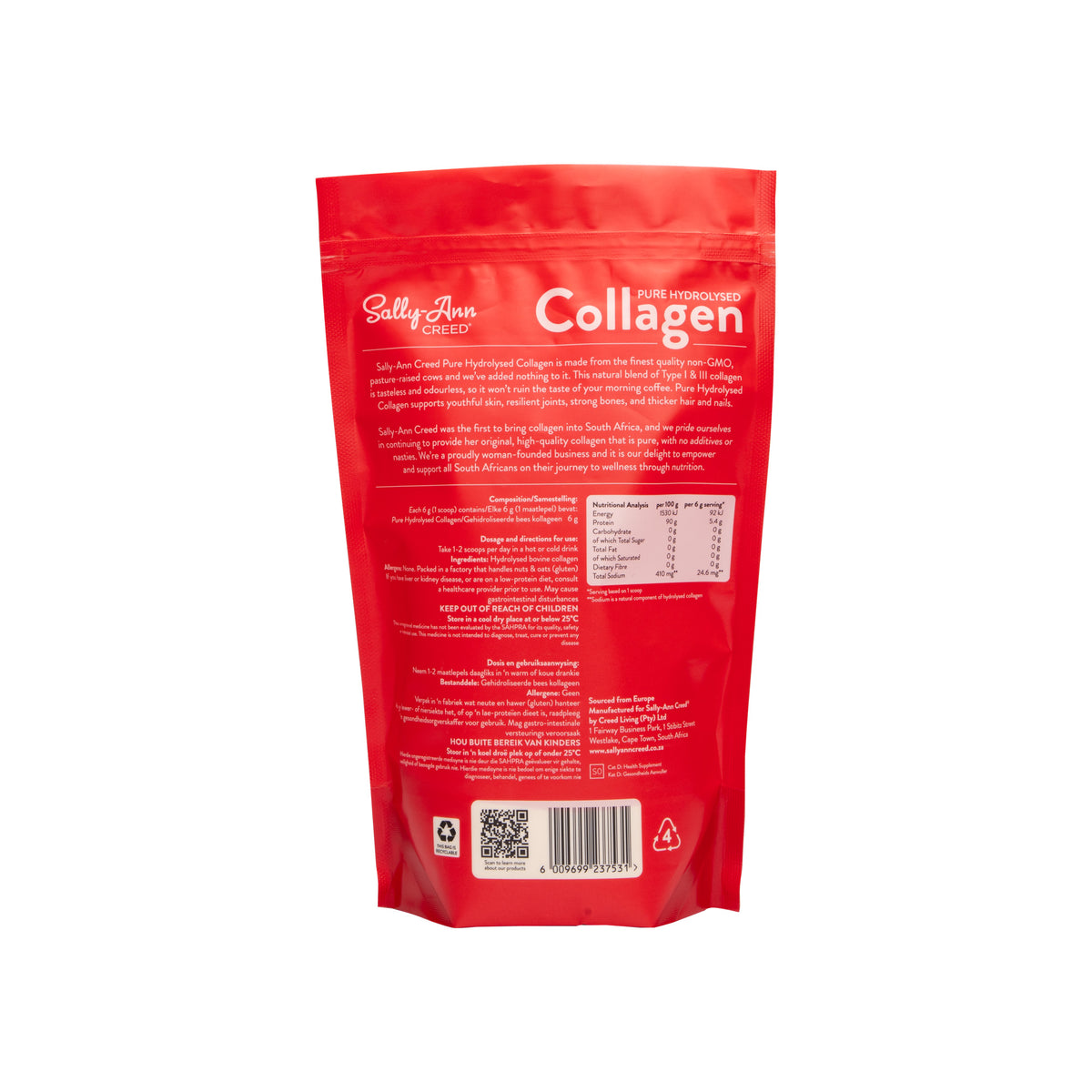 Sally-Ann Creed - Pure Hydrolysed Collagen 650g