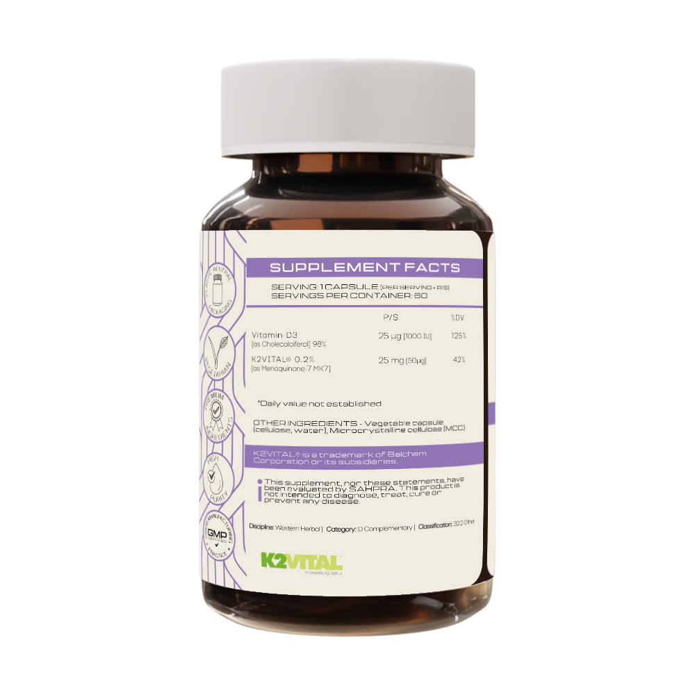 PrimeSelf - Vitamin D3 & K2 Complex 60s