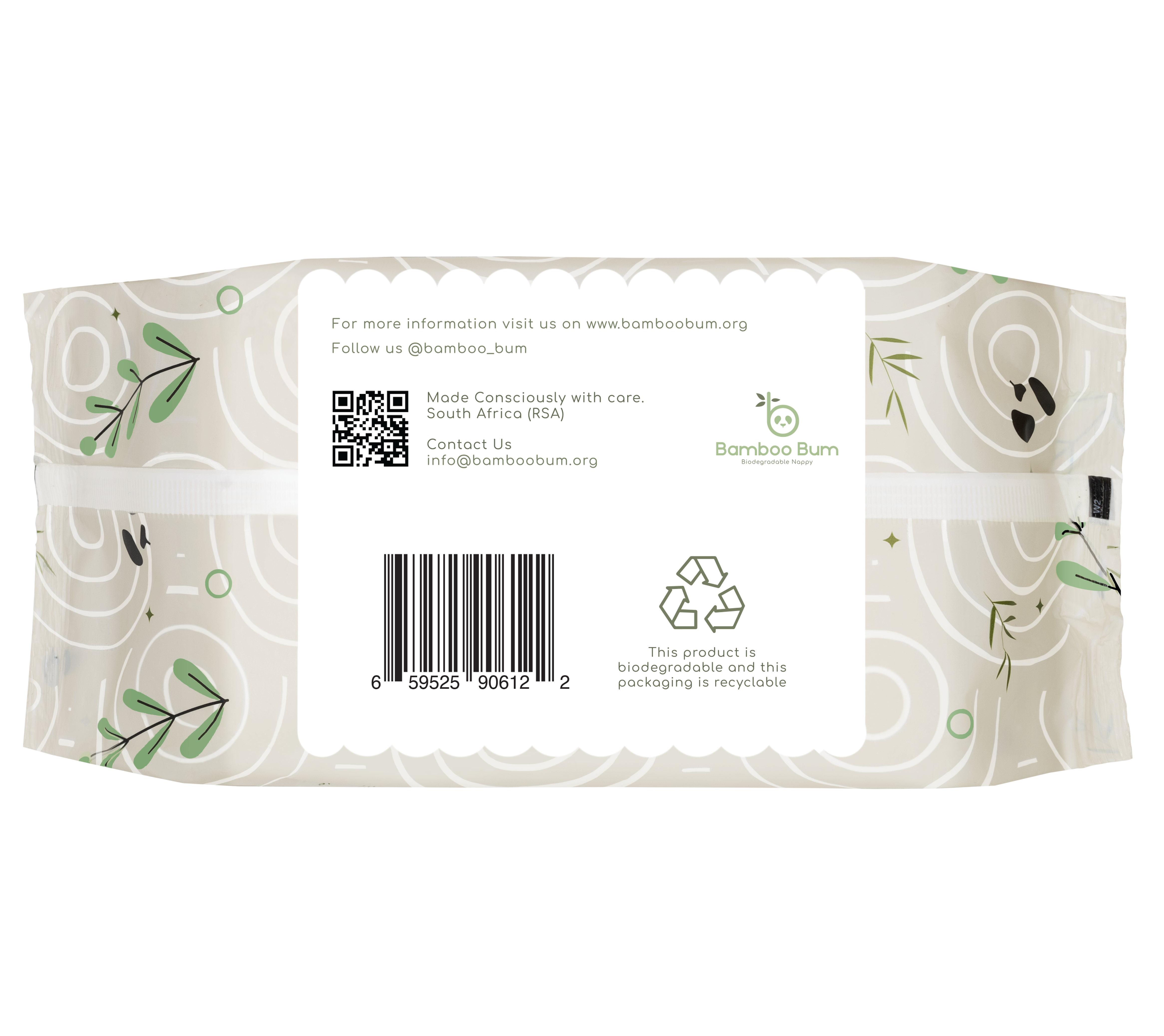 Bamboo Bum - Biodegradable Wipes 100s