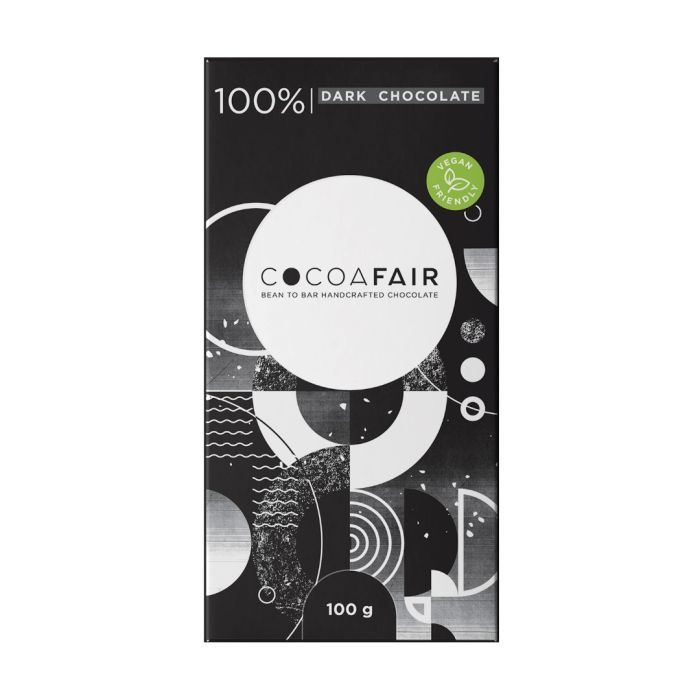 #CocoaFair - 100% Dark Chocolate Slab 100g