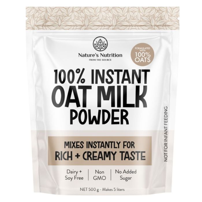 Nature's Nutrition - 100% Instant Oat Milk Powder 500g