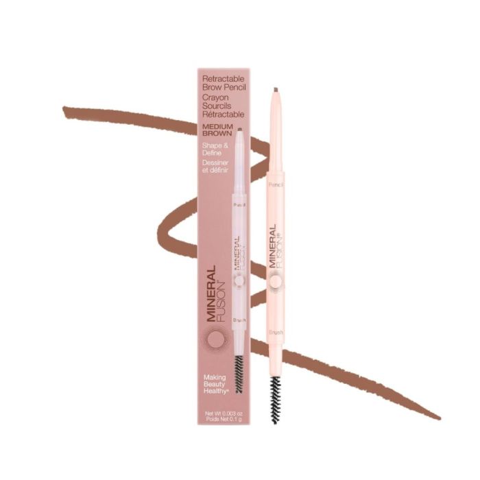 Mineral Fusion - Retractable Eyebrow Pencil Medium Brown