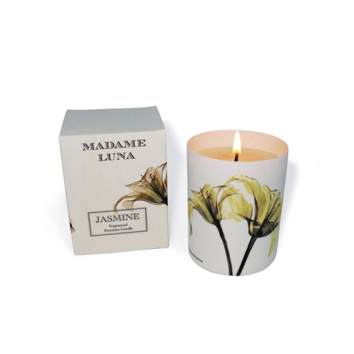 #ML - X Ray Flower Porcelain Candle Jasmine