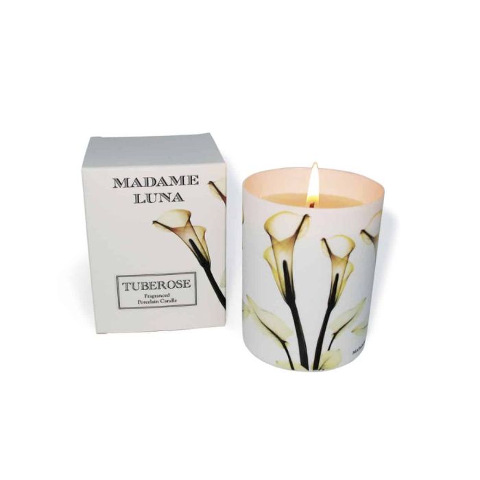 #ML - X Ray Flower Porcelain Candle Tuberose