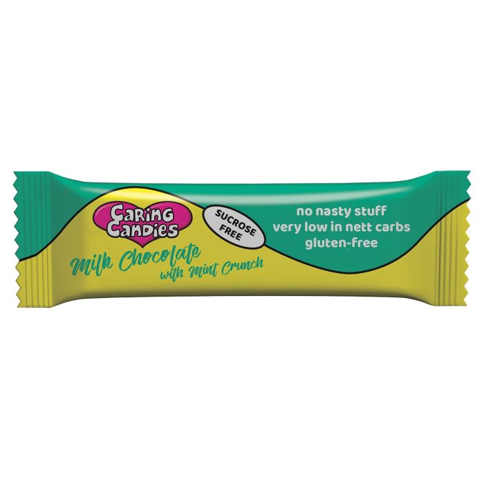 Caring Candies - Chocolate Bar Fresh Mint SF 50g