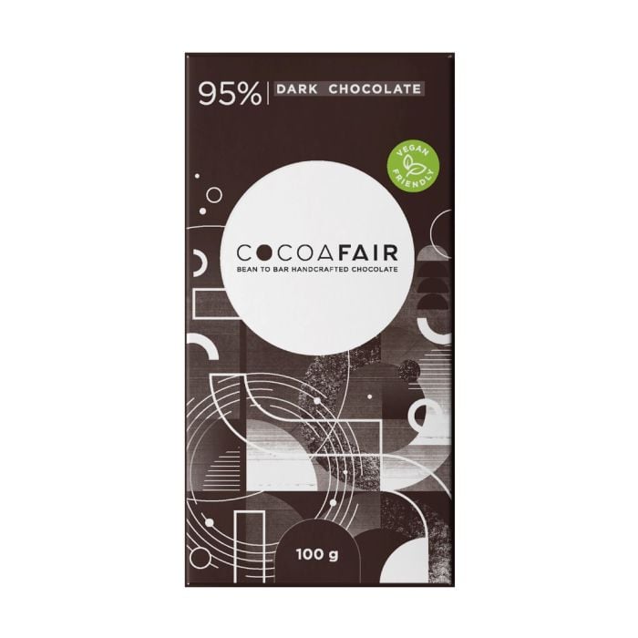 #CocoaFair - 95% Dark Chocolate Slab 100g