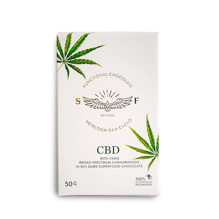 #Soaring Free - Chocolate Bar CBD Organic 50g