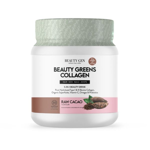 Beauty Gen - Beauty Greens Raw Cacao 450g