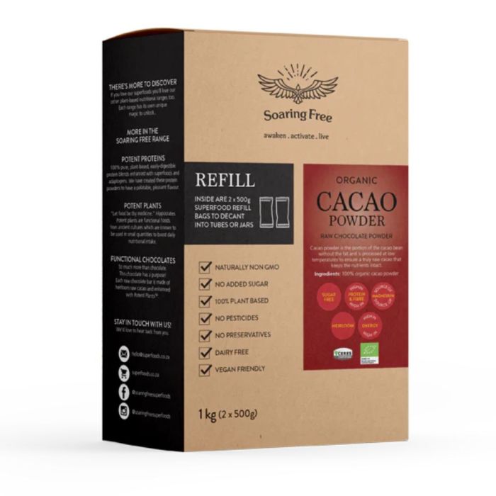 Soaring Free - Cacao Powder Organic 1kg